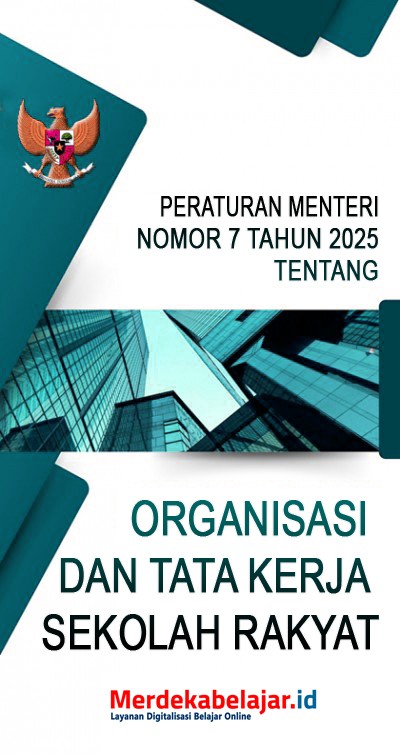 Peraturan Menteri Sosial RI Nomor 7 Tahun 2025 Tentang Organisasi dan Tata Kerja Sekolah Rakyat