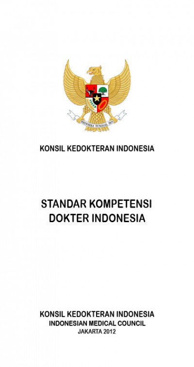 Standar Kompetensi Dokter Indonesia Tahun 2012